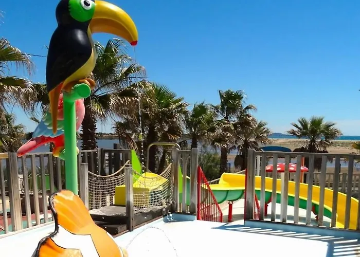 Zecamping 4 Etoiles Chiens Acceptes Piscine Chauffee Et Toboggans Campingplatz Portiragnes